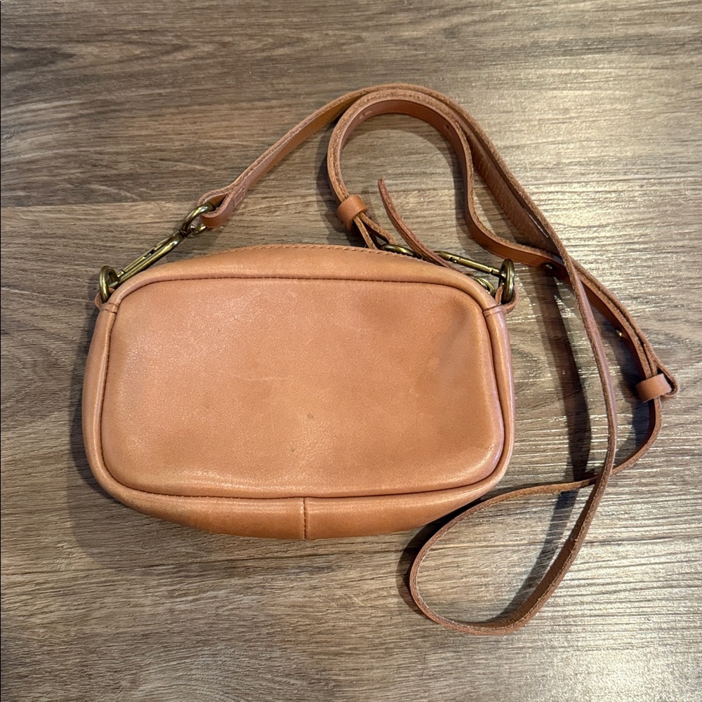 Madewell The Leather Carabiner Mini Crossbody Bag
